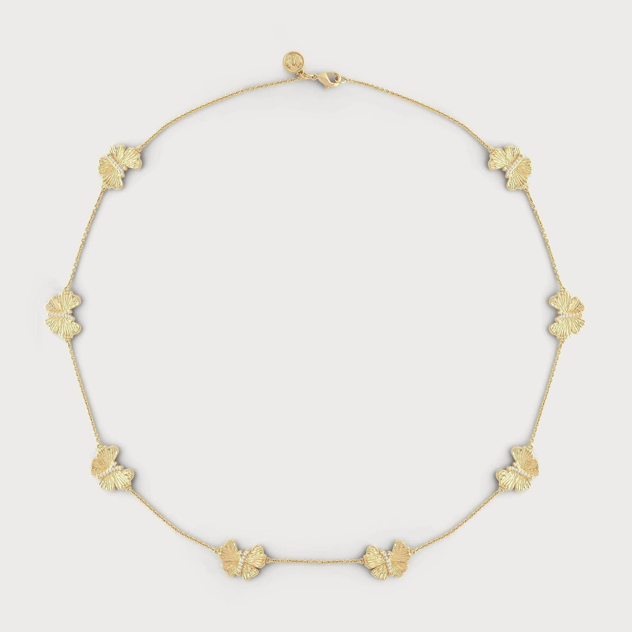 Butterfly Station Necklace | Anabel Aram